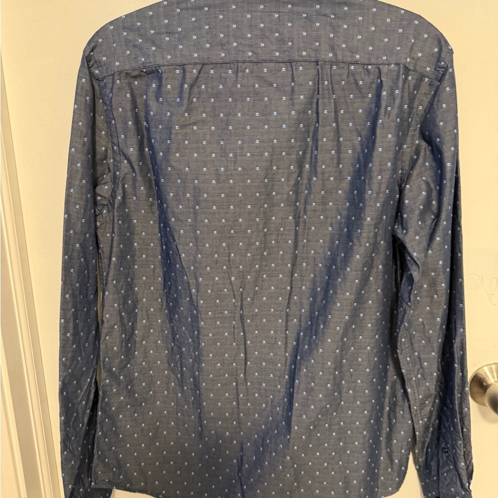 Ben Sherman Navy Patterned Button Down Shirt - image 5